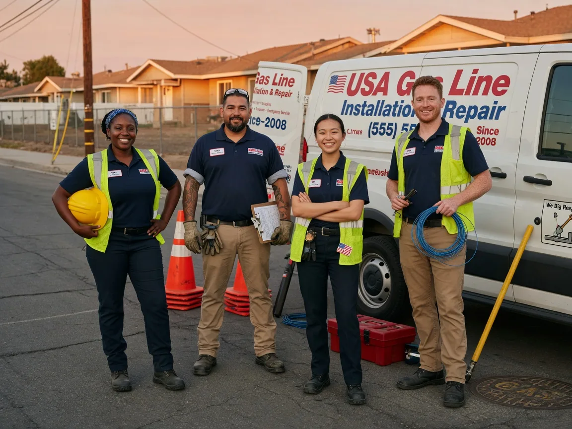 Gas Line Installation company in Friedensburg, PA
